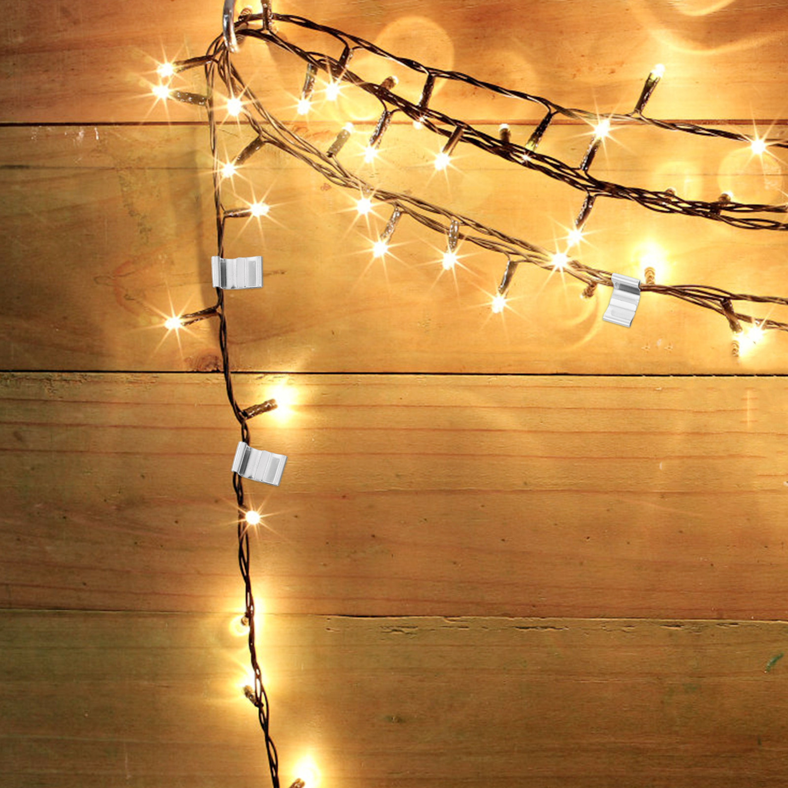 Christmas Lights Outdoor - 100 Pezzi di Clip per Luci
