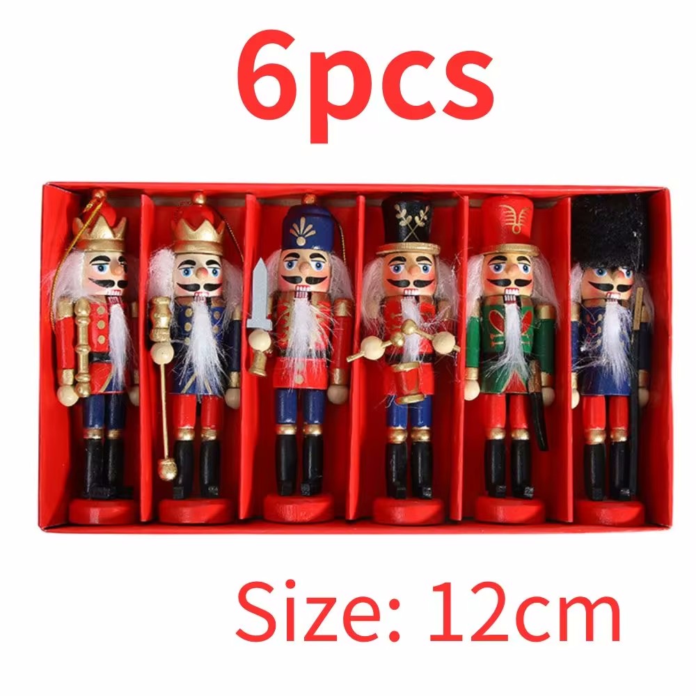 Nutcracker Figurine - 10/12/14 centimetri Schiaccianoci Miniature Rosa Serie