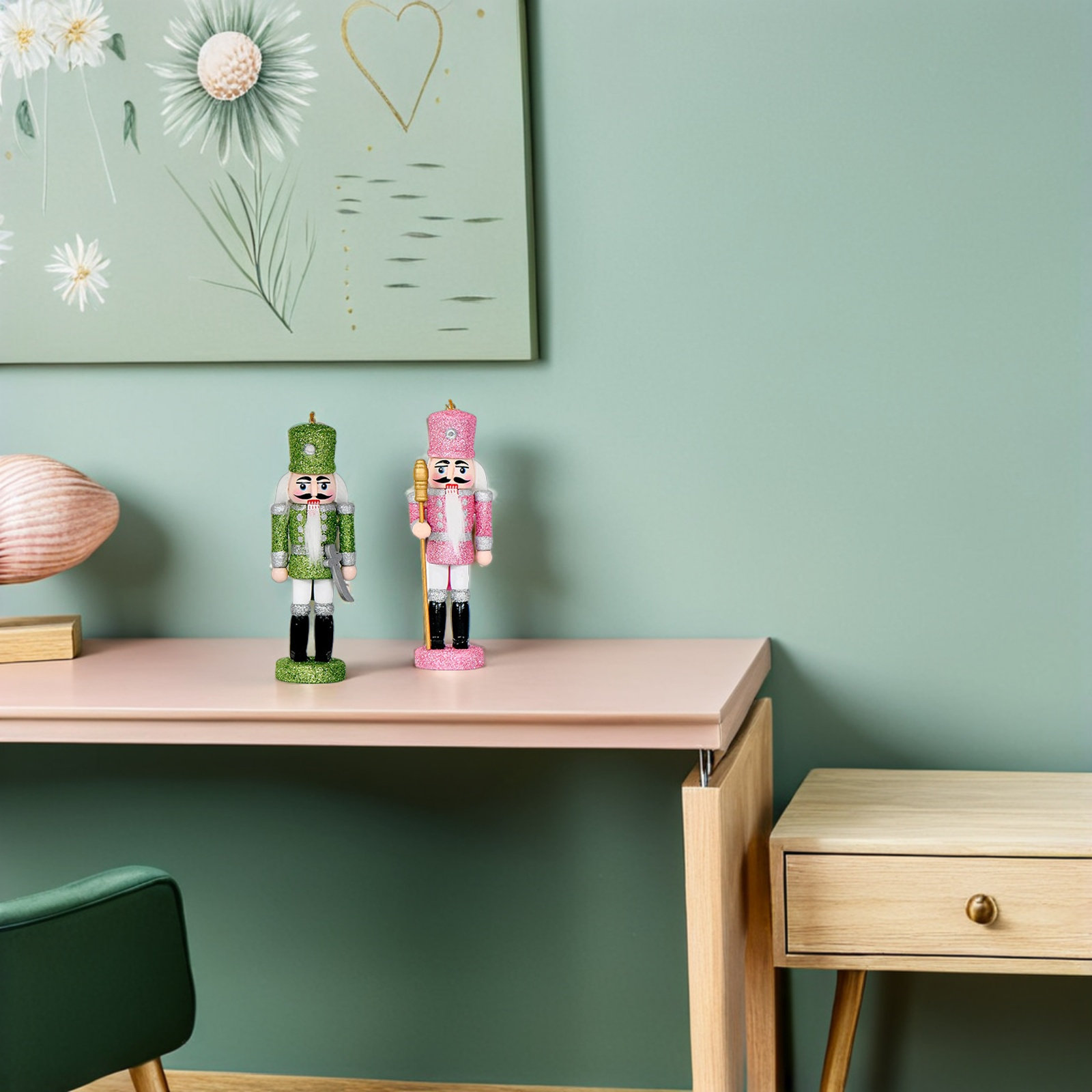 5 Pezzi Decorazioni Natalizie  - Nutcracker Figurine recensione e prezzo