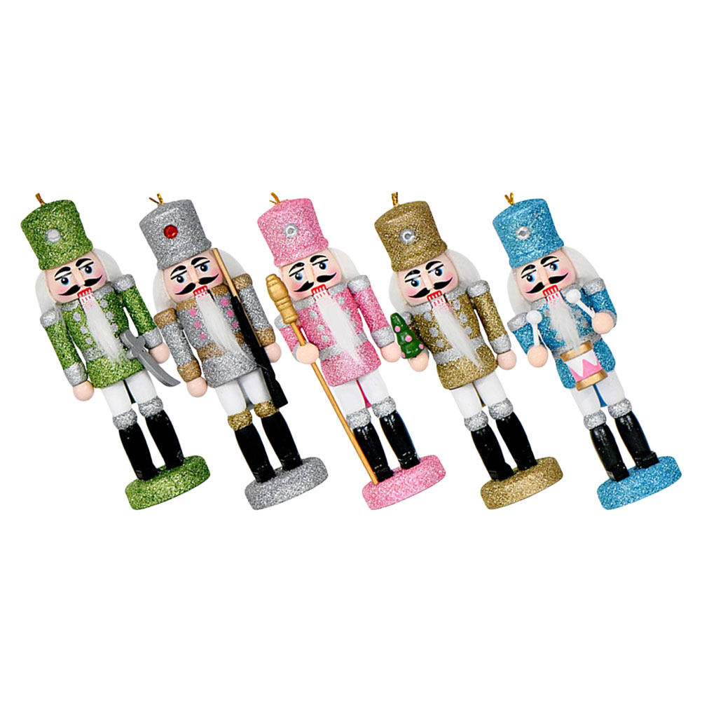 5 Pezzi Decorazioni Natalizie  - Nutcracker Figurine recensione e prezzo