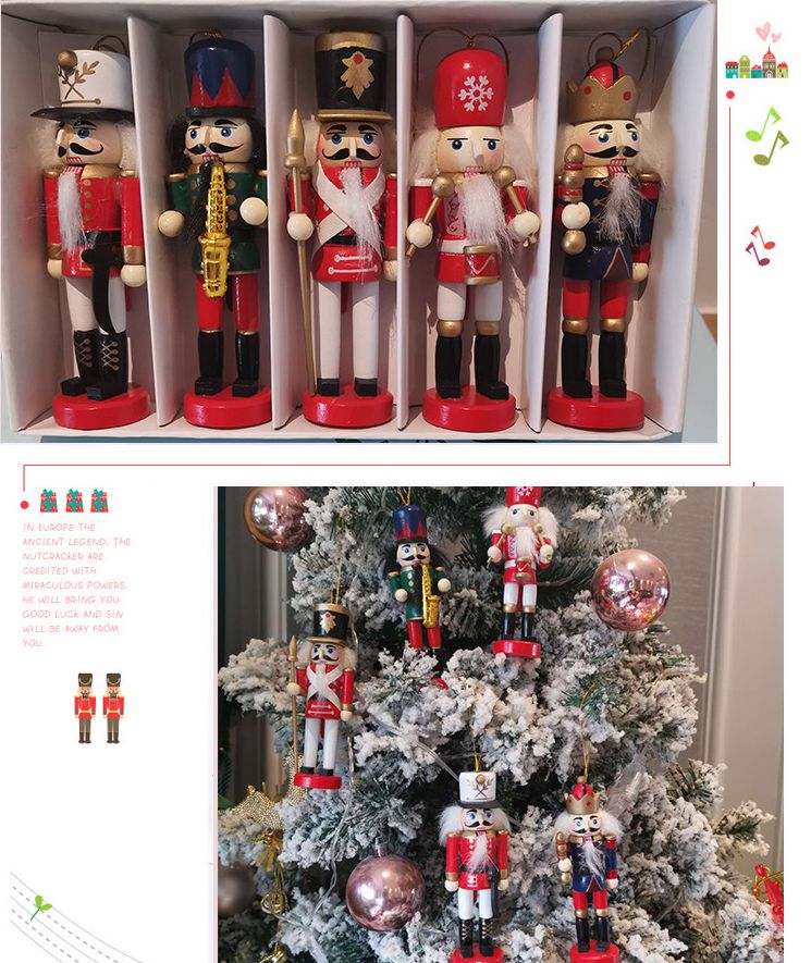 5/6pcs decorazioni di buon nat - Nutcracker Figurine recensione e prezzo