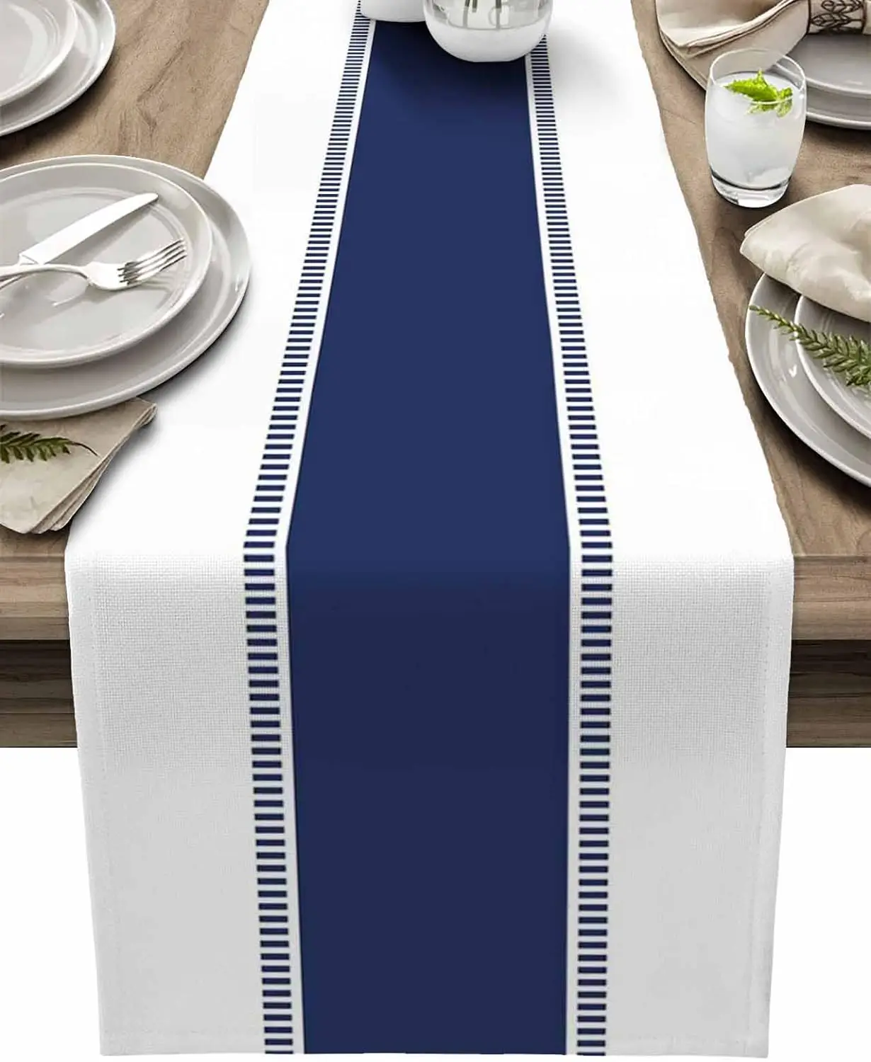 Runner da tavolo in lino a rig - Christmas Table Runner recensione e prezzo