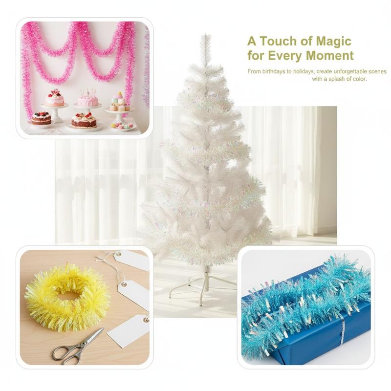 Ghirlanda di Lametta Olografic - Tinsel Garland Decoration recensione e prezzo