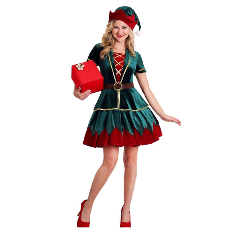 Coppia di carnevale Costume ma - Elf Costume Christmas recensione e prezzo